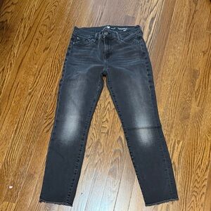 7 For All Mankind Black Skinny Jeans